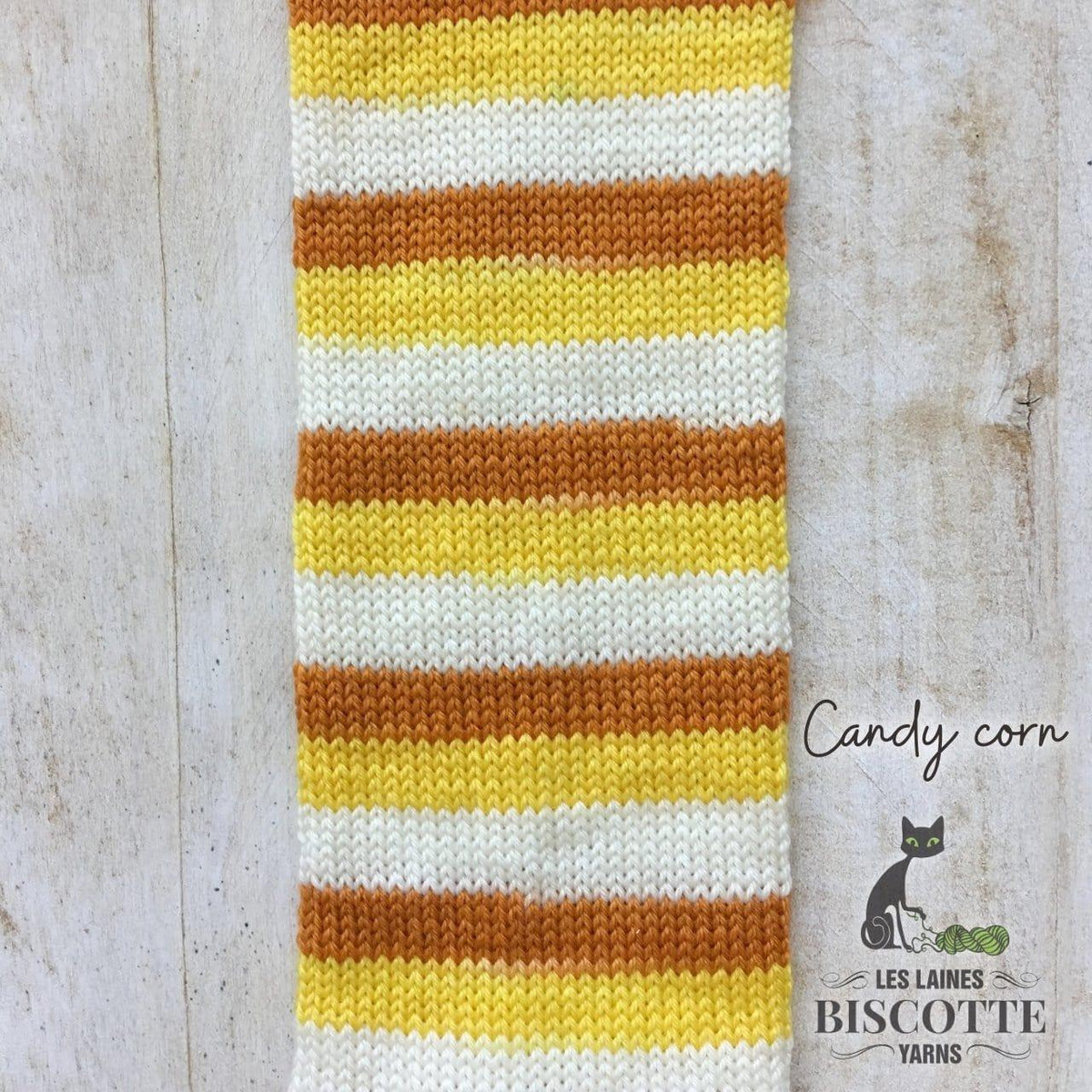 Self-Striping Sock Yarn - BIS-SOCK CANDY CORN