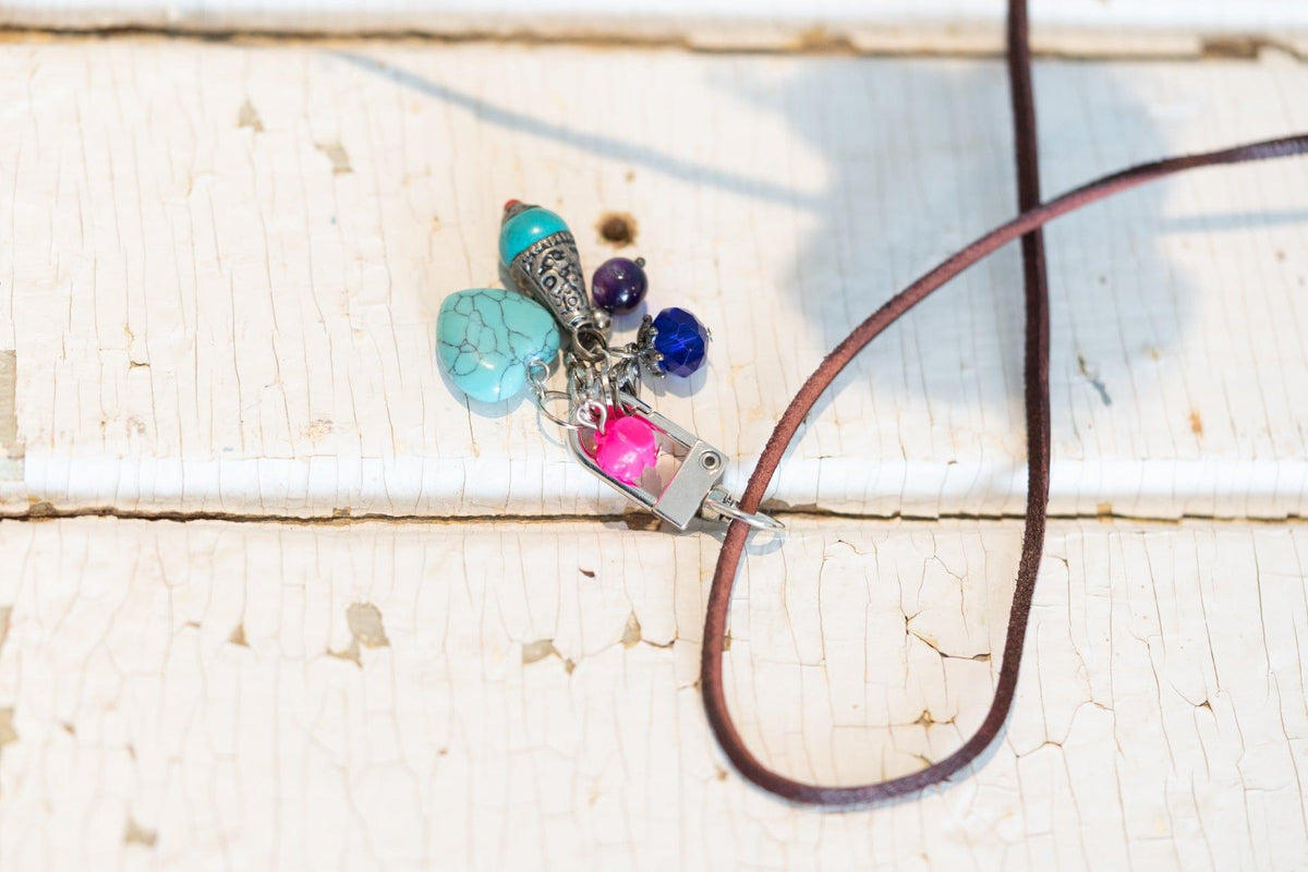 Stitch marker necklace - Biscotte Yarns