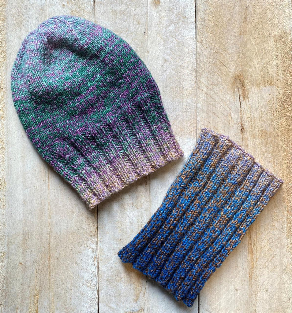 AVATAR - Hat & Neck Warmer free knitting pattern - Biscotte Yarns