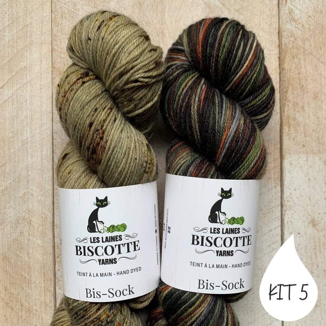 Stitch Surfer Socks | NEW Knitting Kits - Biscotte Yarns