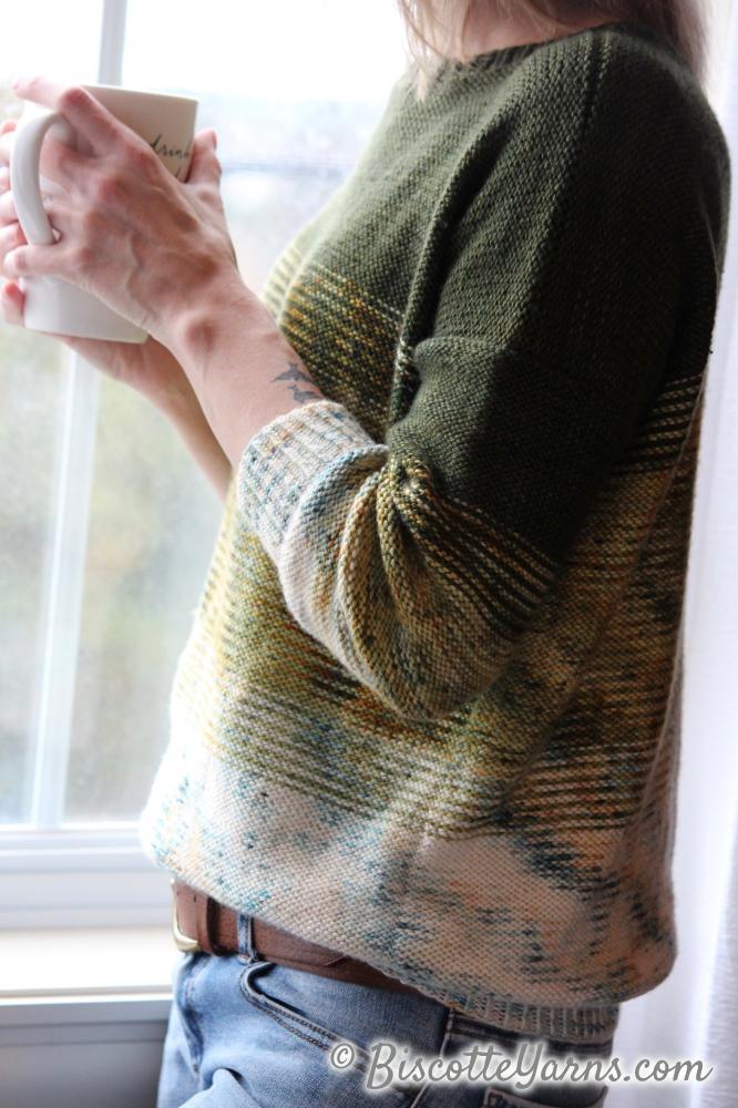 Twist of Fade | Free pullover Pattern - Biscotte Yarns