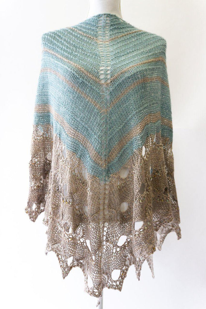 Paon d'Or Shawl | Knitting Pattern | 2020 Edition - Biscotte Yarns
