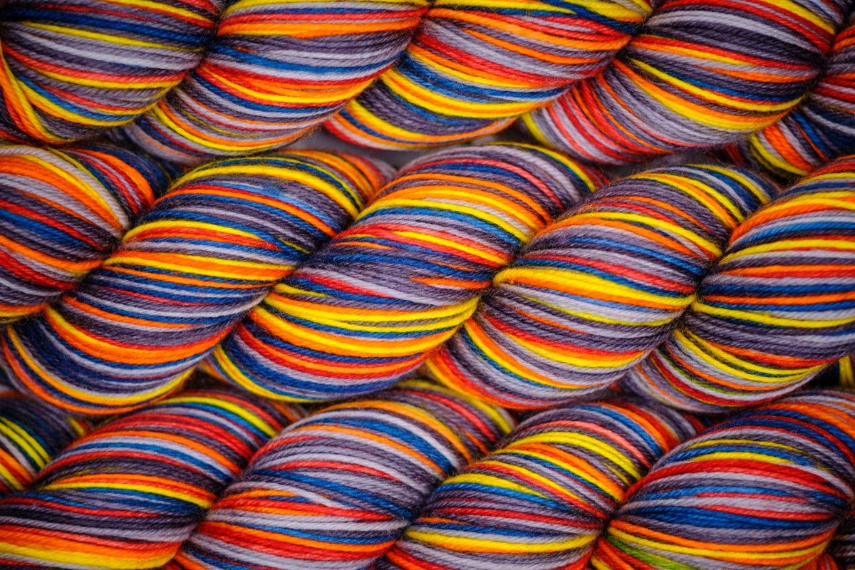 Self-Striping Sock Yarn - BIS-SOCK DARK SIDE