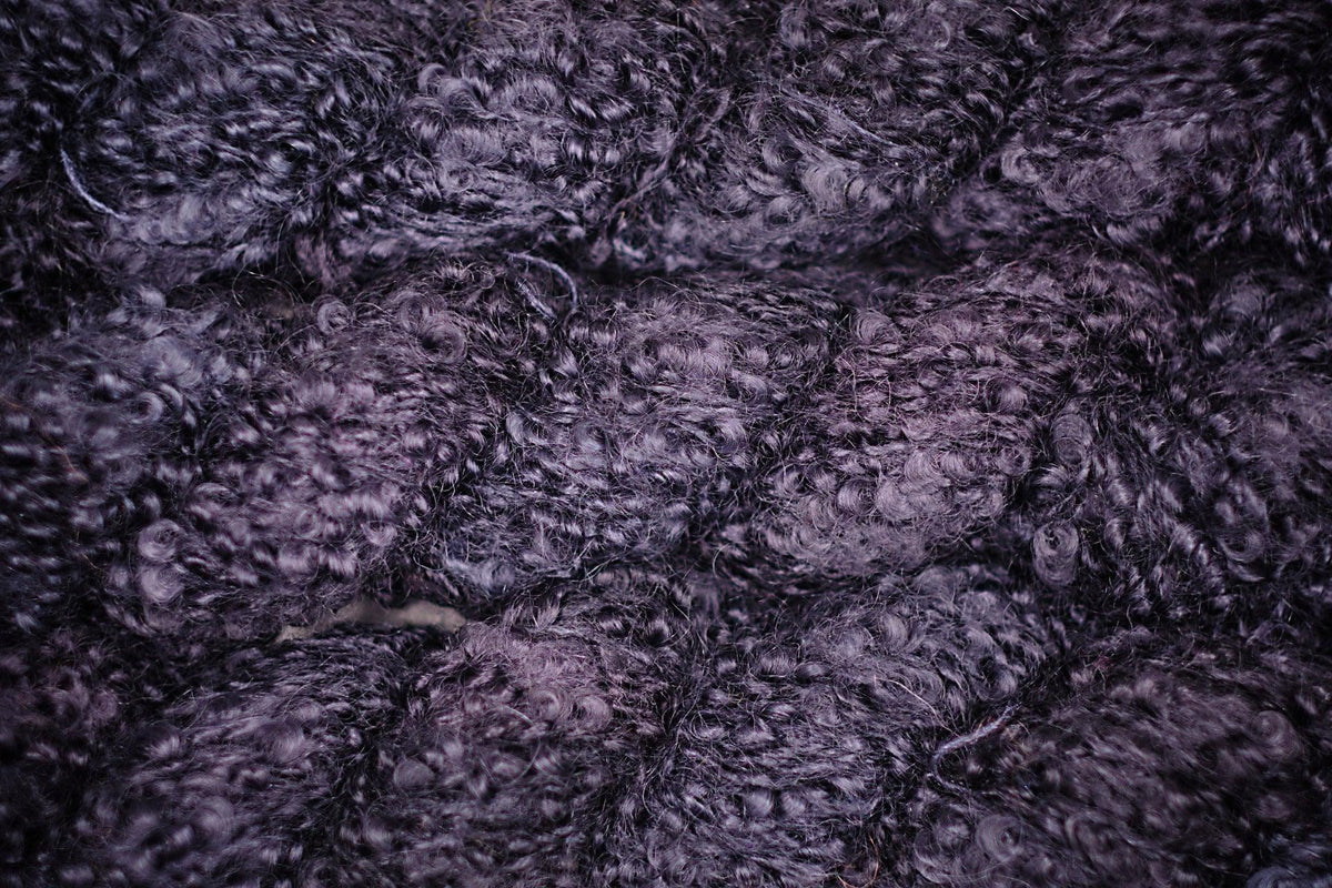 BOUCLE MOHAIR MOUTON NOIR - Biscotte Yarns