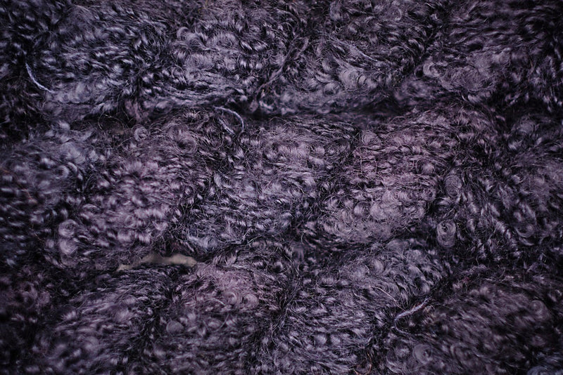 BOUCLE MOHAIR MOUTON NOIR - Biscotte Yarns