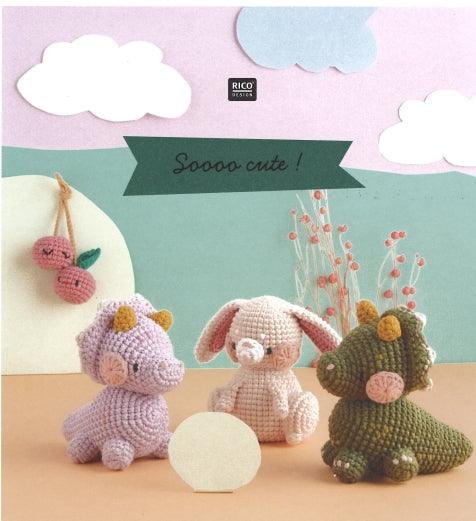 Cute, Cuter, Kawaii - Ricorumi DK English book - Biscotte Yarns