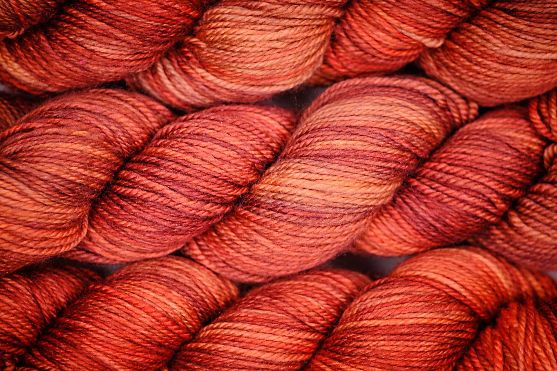 Red Orange Yarn 