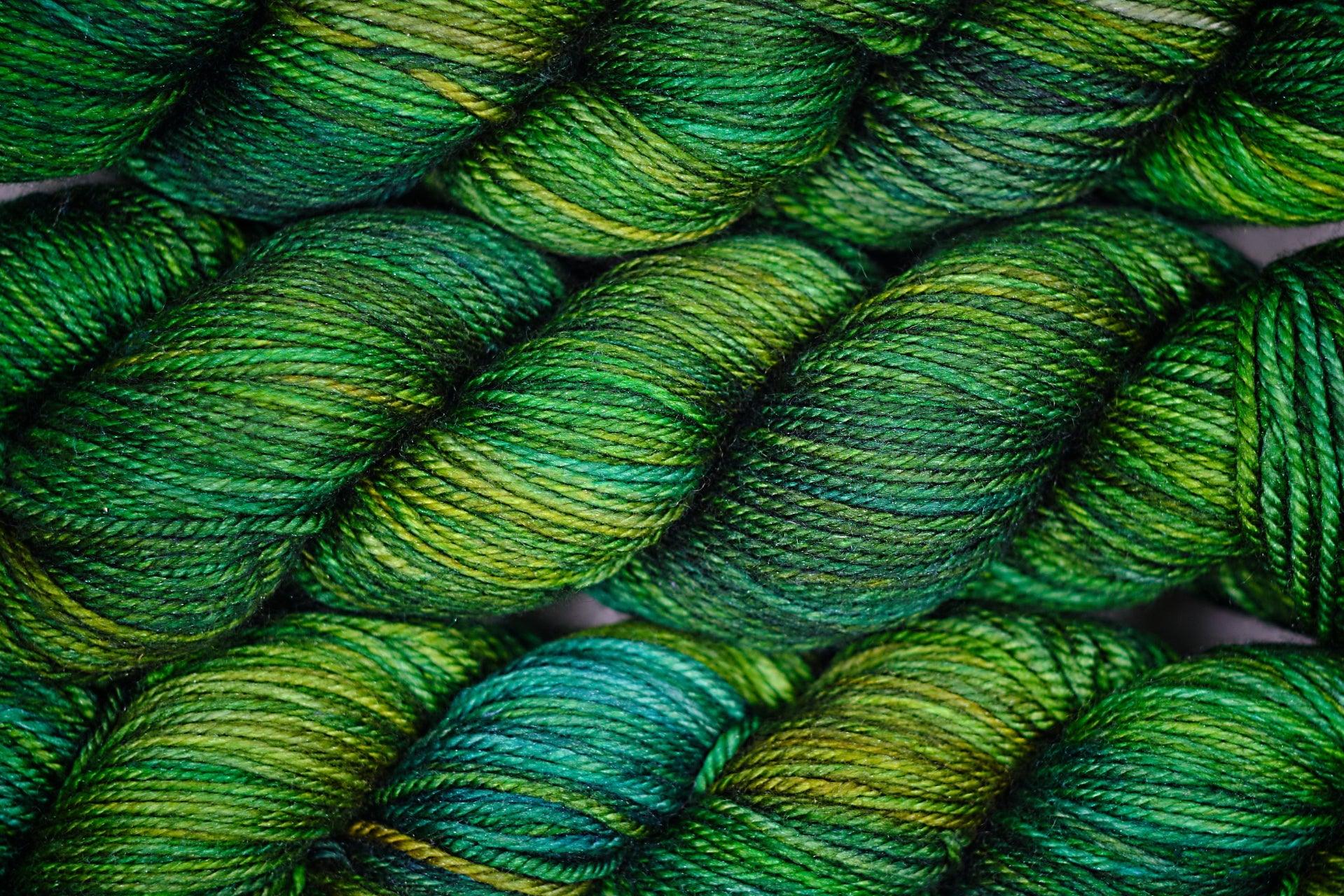  Green Variegated Yarn