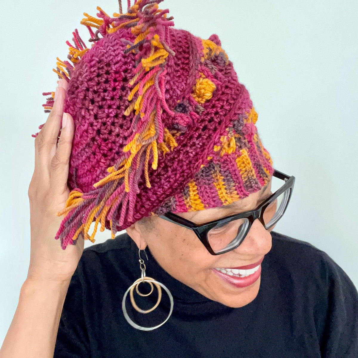 Rafiki Lives Hat crochet pattern - Biscotte Yarns