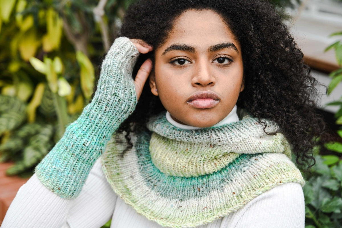 Indeycise pattern knit with Noro Akari