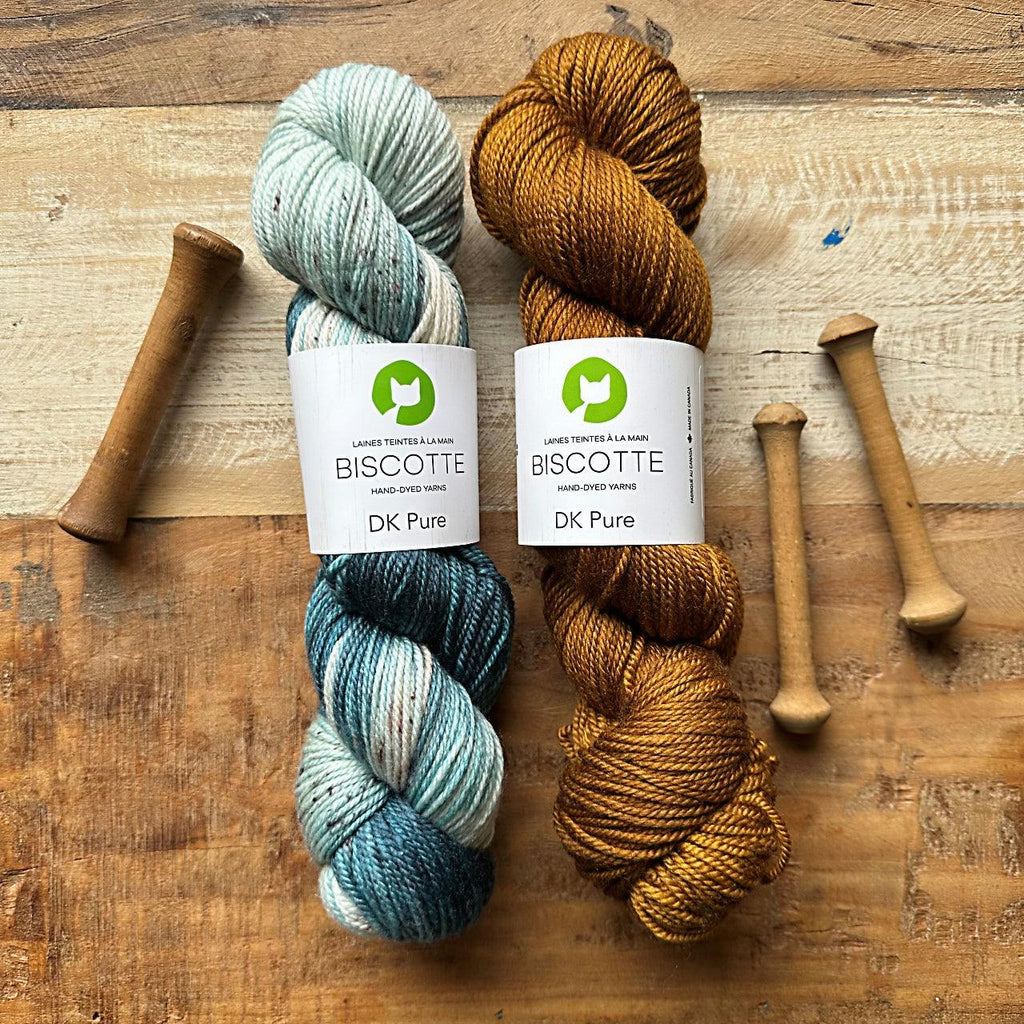 Cowl knitting kit : Wintry Woods