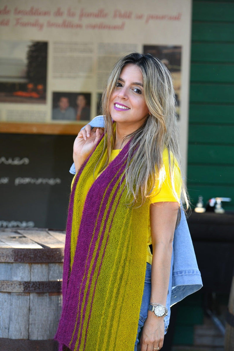 Free scarf pattern Miroir Miroir! - Biscotte Yarns