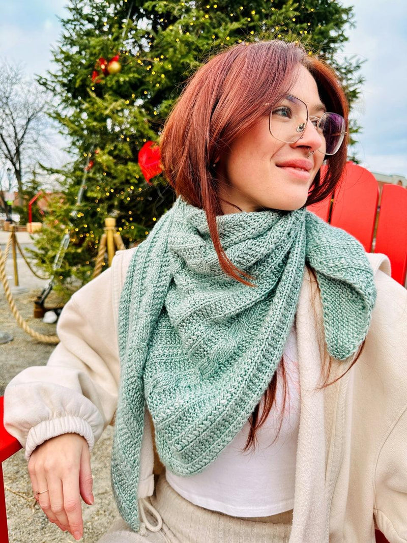 Nouvelle Twist | Shawl Pattern - Biscotte Yarns