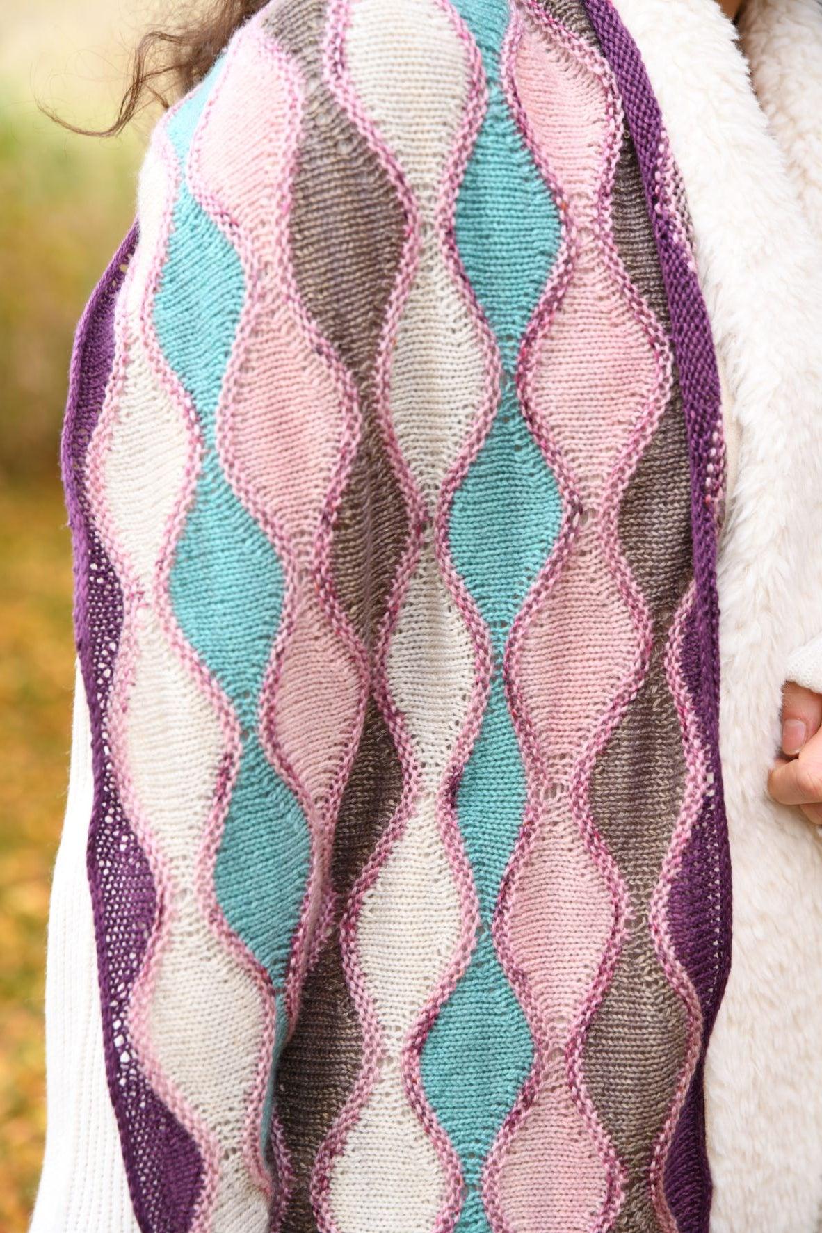 wrap knitting kit Garland of stitches