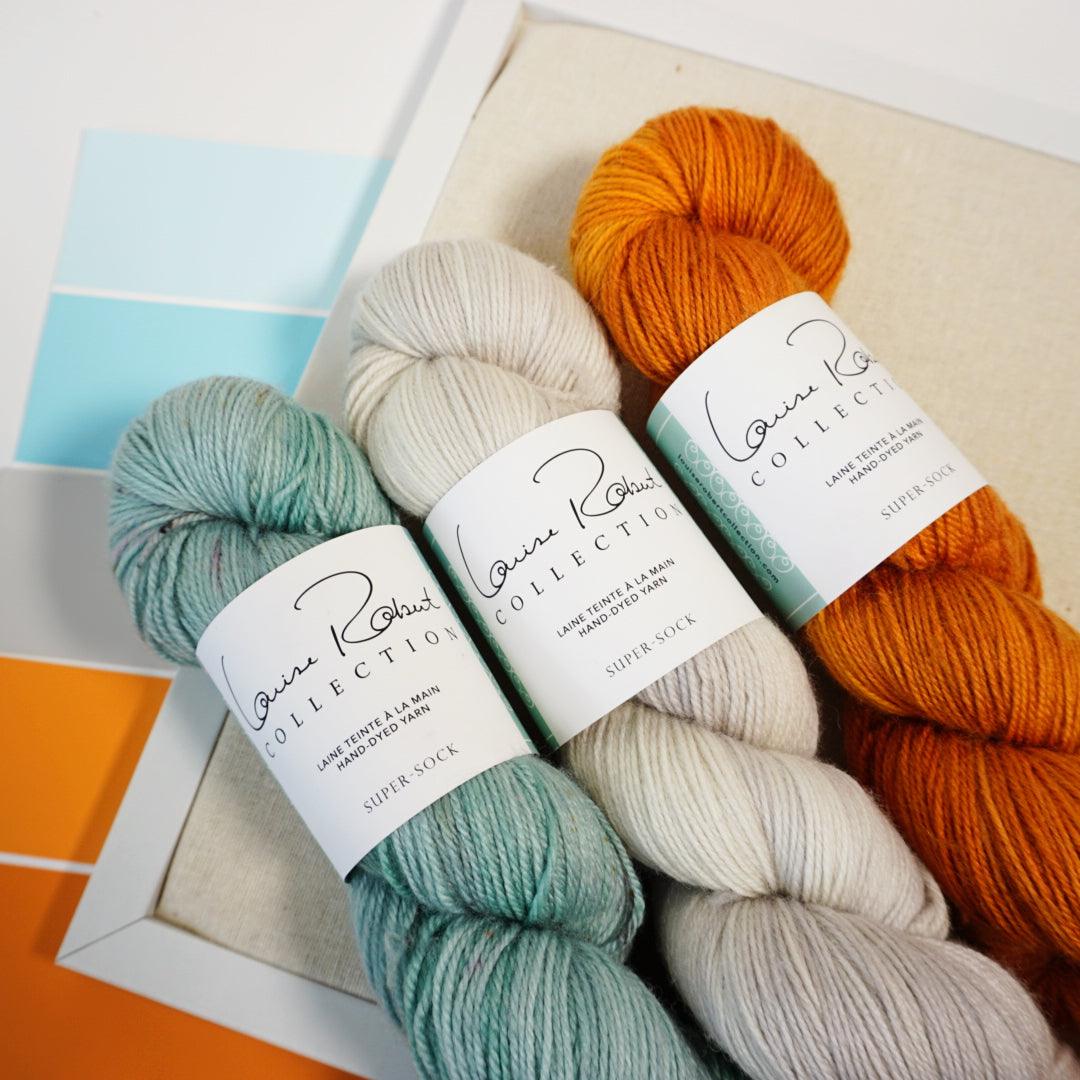 Sedona Sunrise Wrap | Knitting Kit - Biscotte Yarns