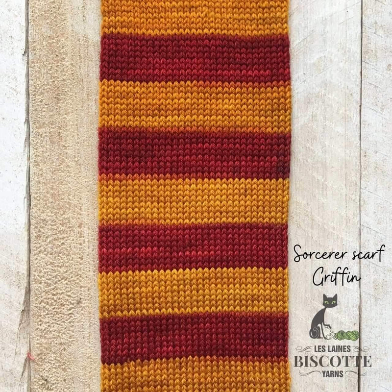 Self-Striping Sock Yarn - BIS-SOCK ÉCHARPE DU SORCIER