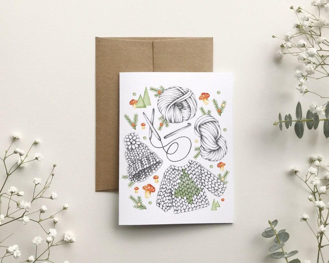 Greeting cards by Katrinn Pelletier - Biscotte Yarns