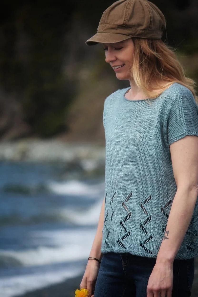 Ziggy Tee | Knitting pattern - Biscotte Yarns