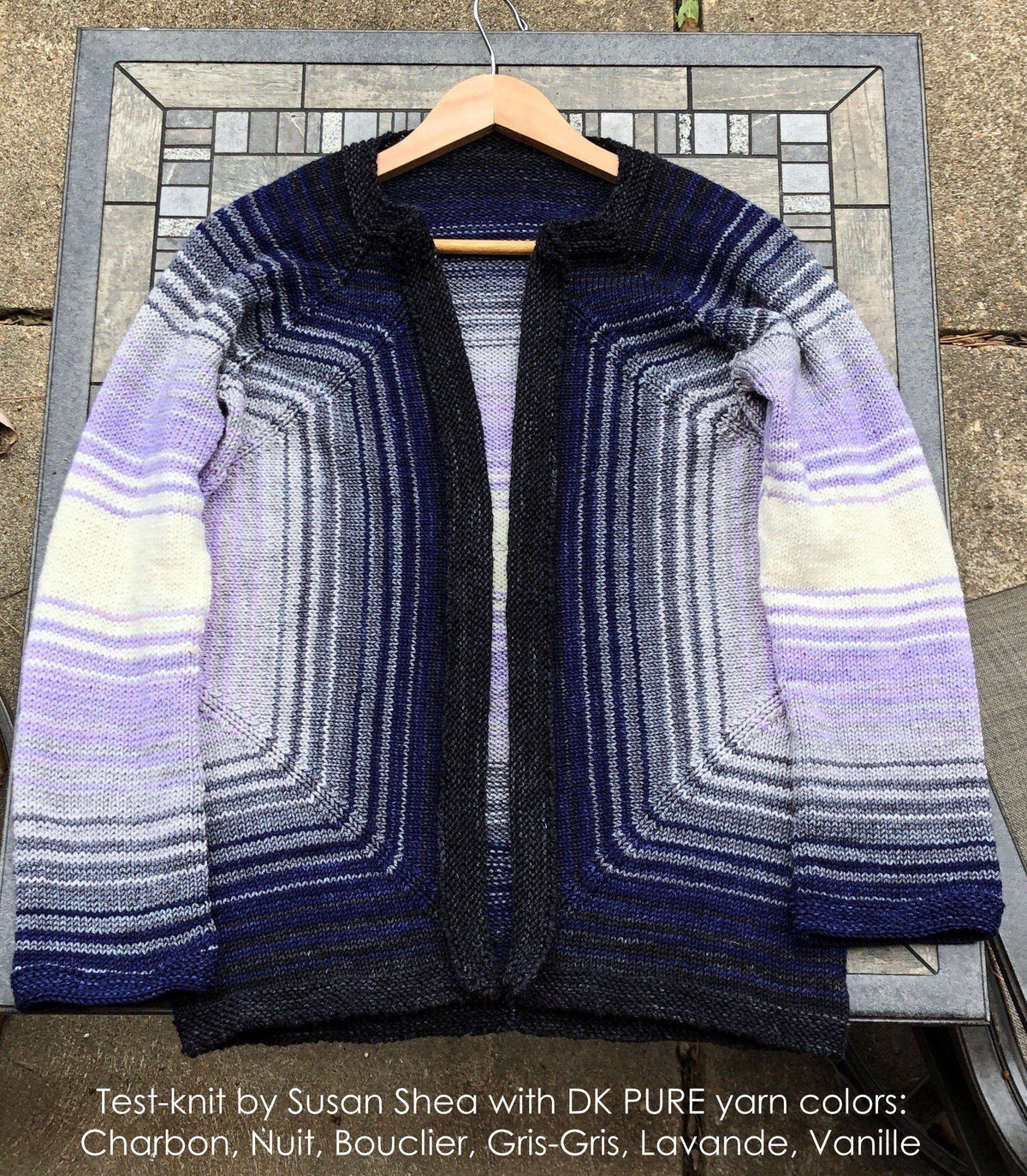 Knitting pattern - Vortex Cardigan - Biscotte Yarns