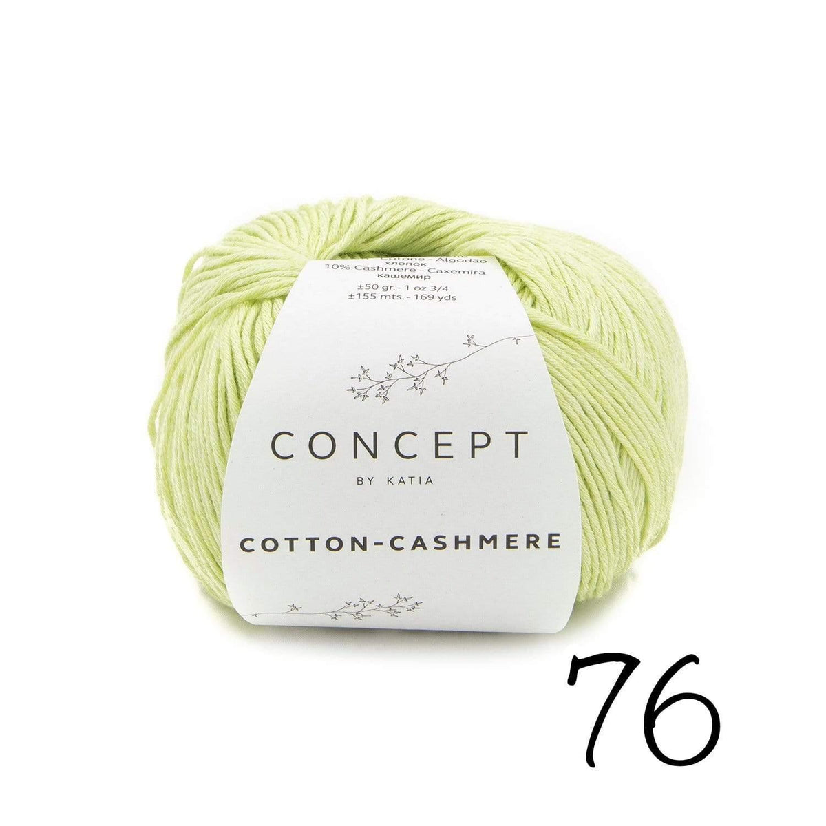 Cotton Cashmere - Katia Concept - Biscotte Yarns