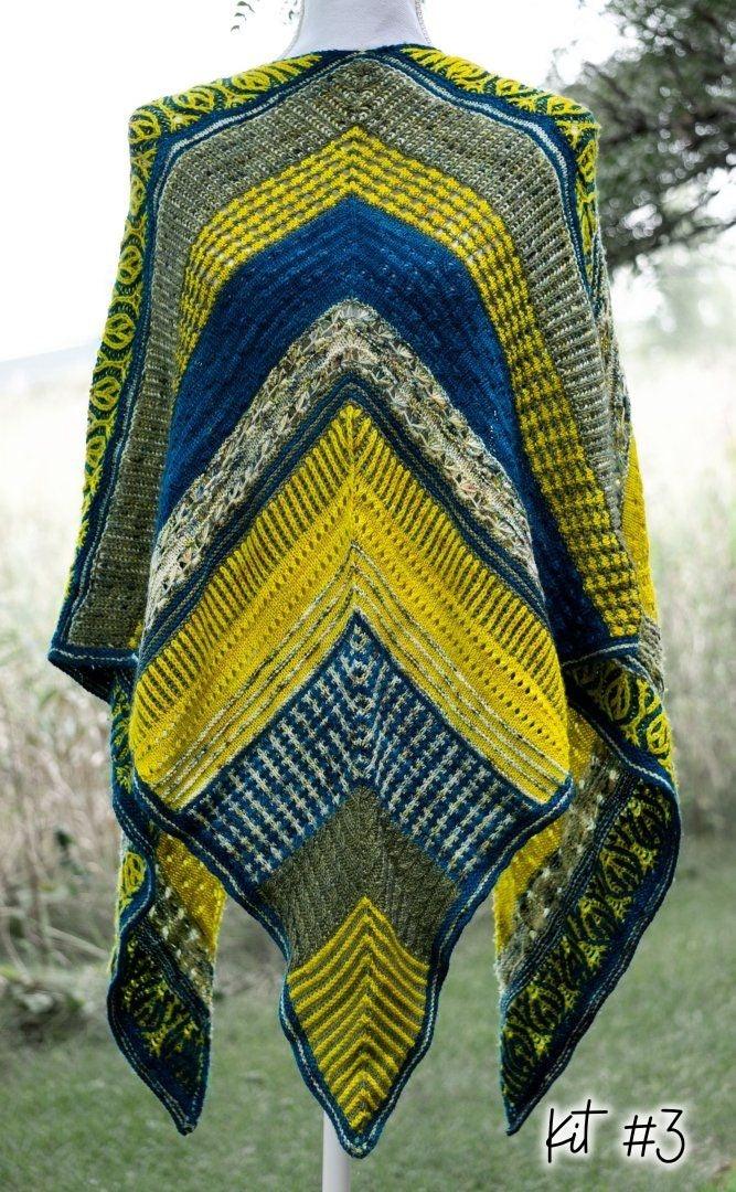 Triptyque Shawl Kits - Biscotte Yarns