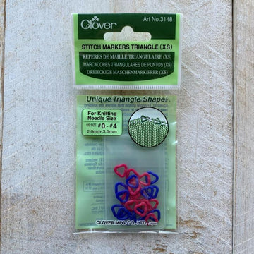 CLOVER Triangular stitch markers 3148 - 3149 - 3150 - Biscotte Yarns