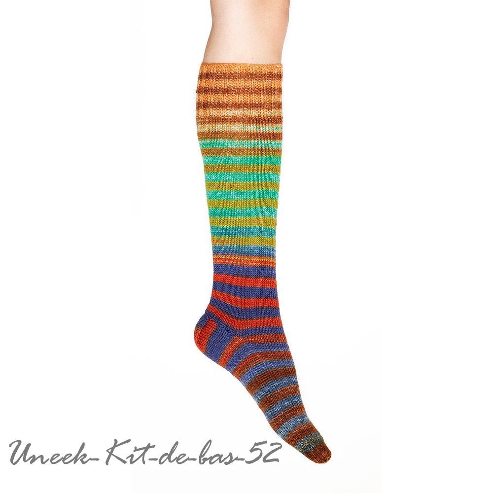 Urth Uneek - Self-Striping Matching Sock-Kit - Biscotte Yarns