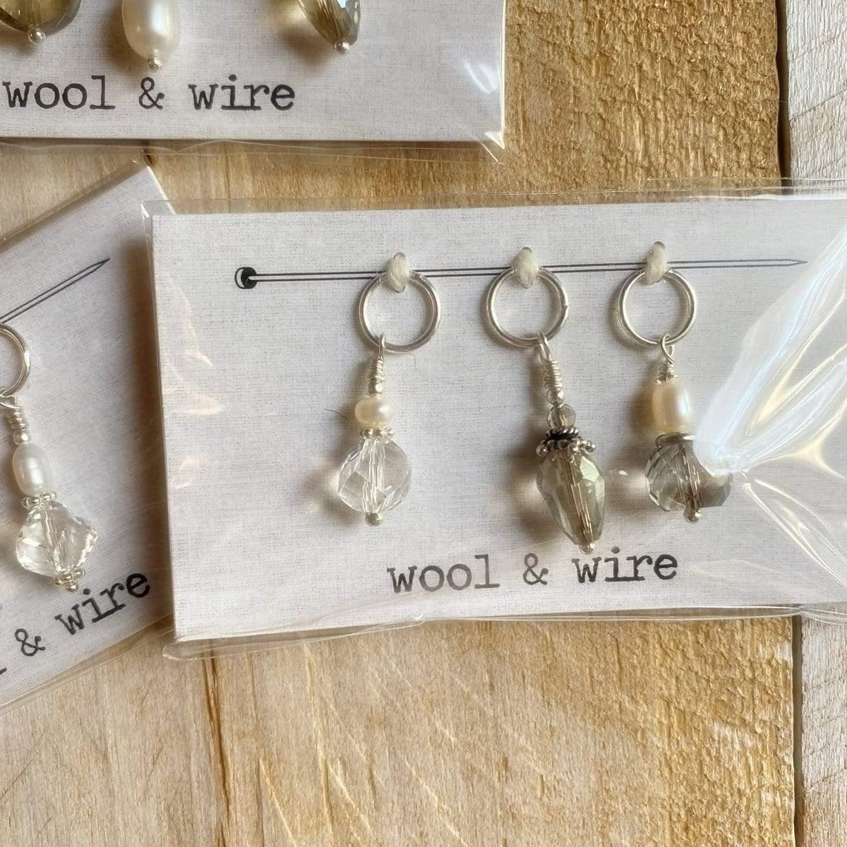 NNK Press Wool & Wire - Stitch markers - Biscotte Yarns