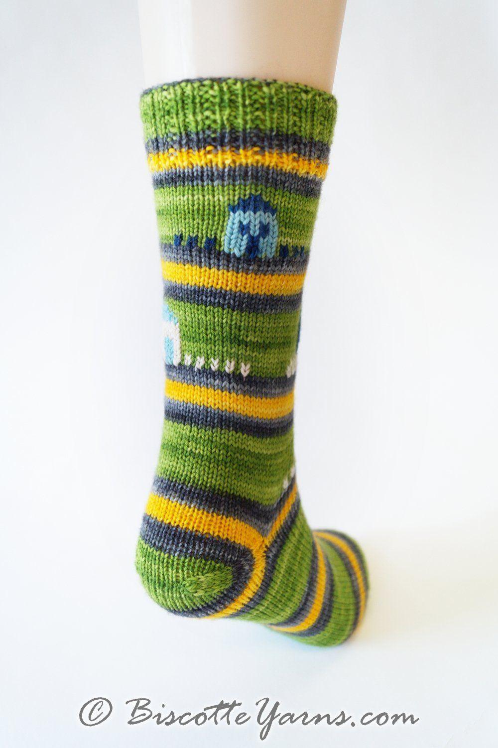 Free socks pattern - Saint-Élie-de-Caxton - Biscotte Yarns