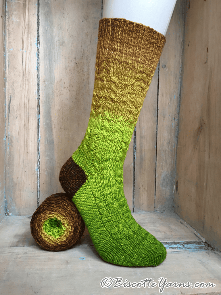 Vogue Knee-High Socks Knitting Pattern – Biscotte Yarns