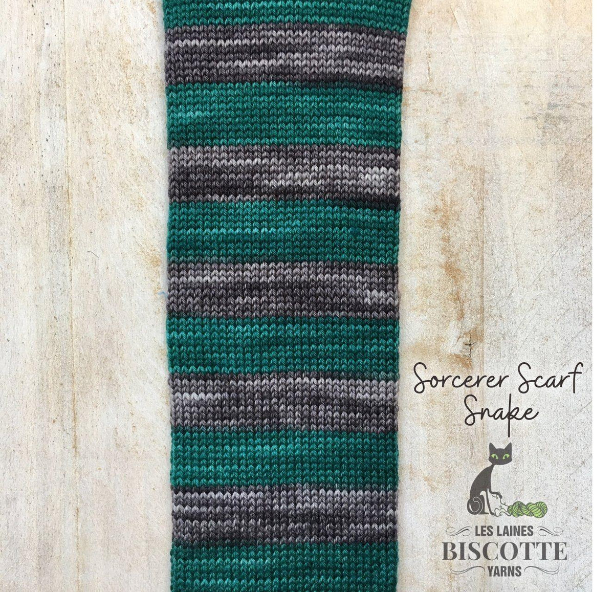 BIS-SOCK SORCERER'S SCARF - Biscotte Yarns