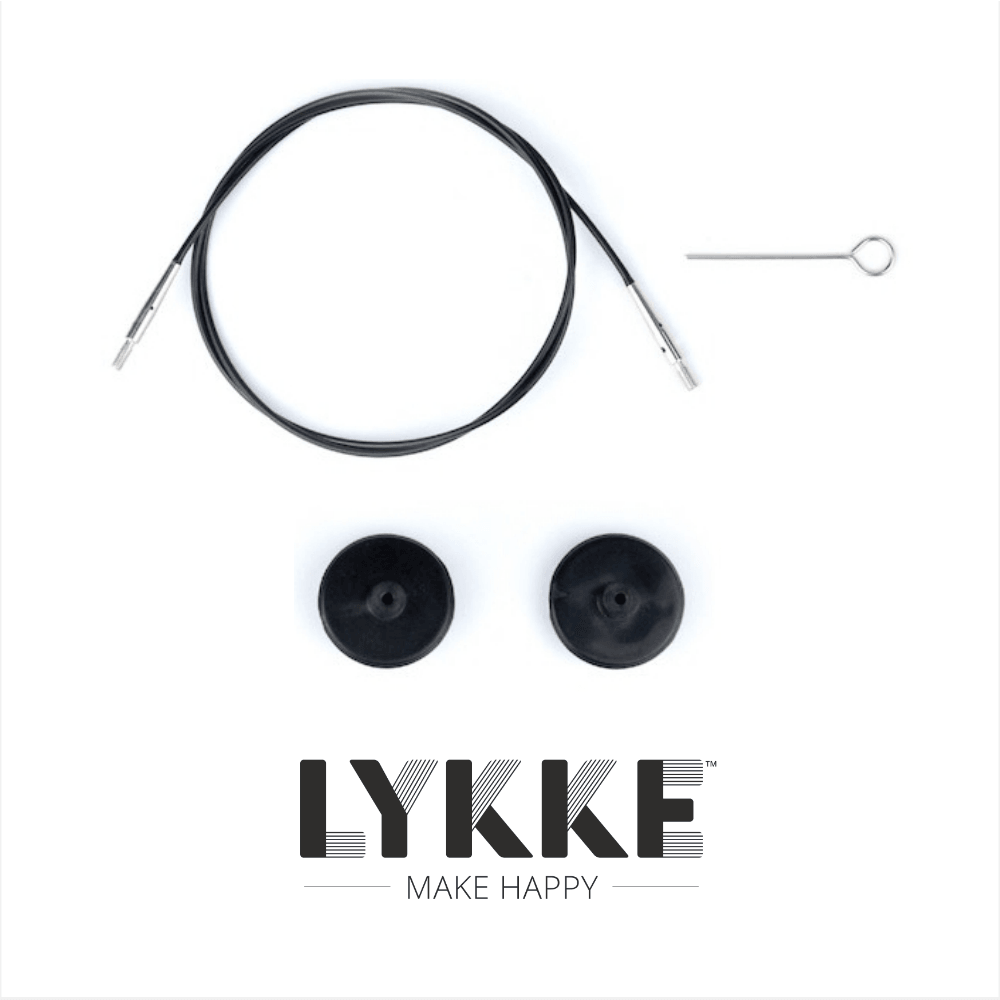 Lykke Cords for Interchangeable Needles - Black