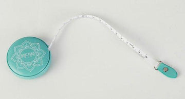 Knitter's Pride 'The Mindful Collection' Teal Retractable Tape Measure, 60" - Biscotte Yarns