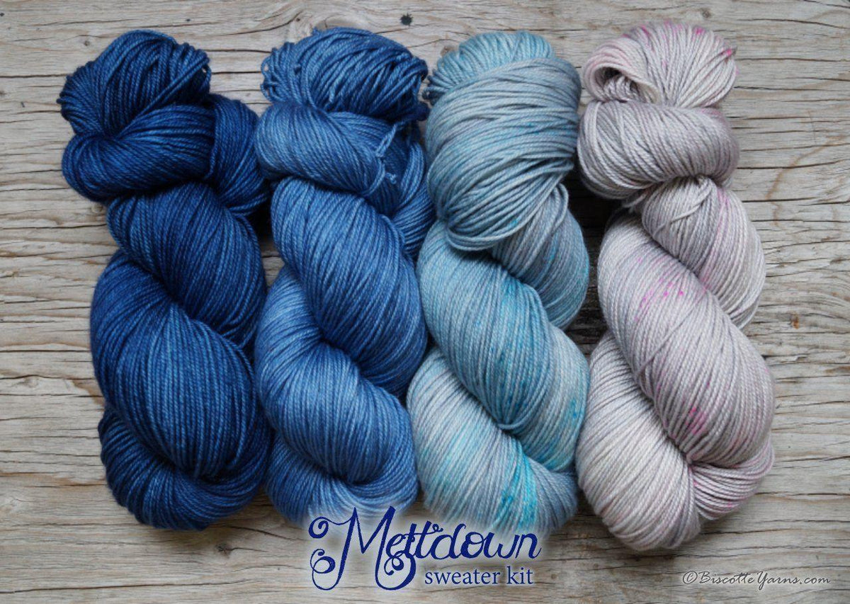 Knitting kit ♥ Meltdown sweater - Biscotte Yarns