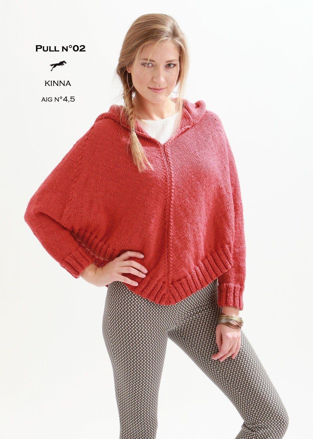 Free Cheval Blanc pattern - Women's sweater cat.21-02 - Biscotte Yarns