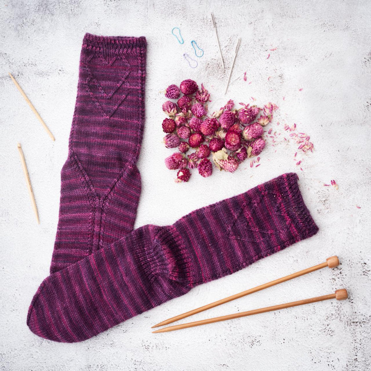 Ti Amo ♥ Sock Pattern - Biscotte Yarns