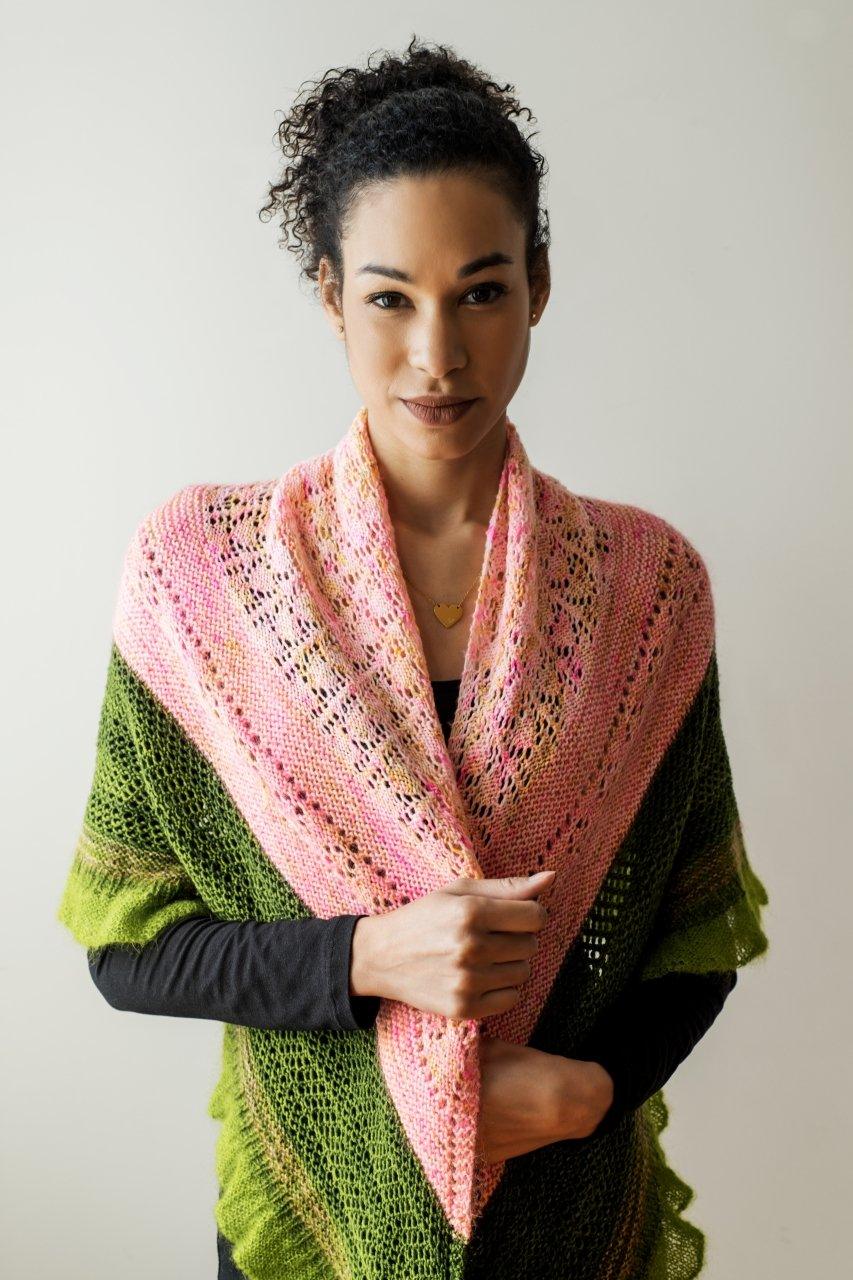 Life In Full Bloom | Shawl Pattern - Biscotte Yarns