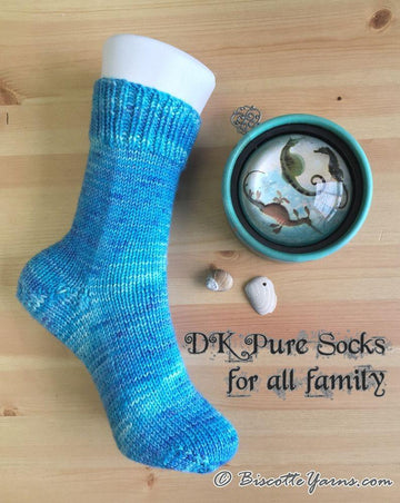 DK Pure Socks for all family! - Biscotte yarns