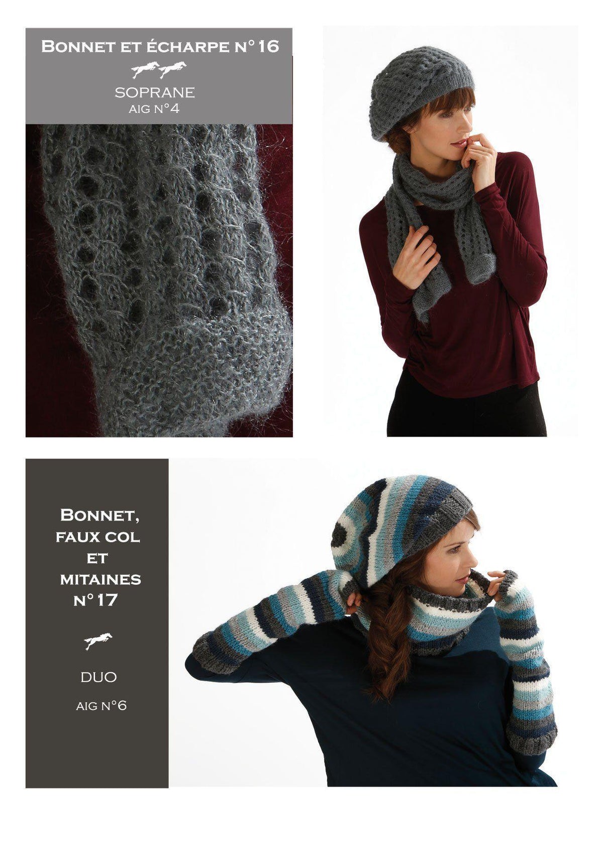 Free Cheval Blanc pattern - Cap / Scarf cat.17-16 - Biscotte Yarns