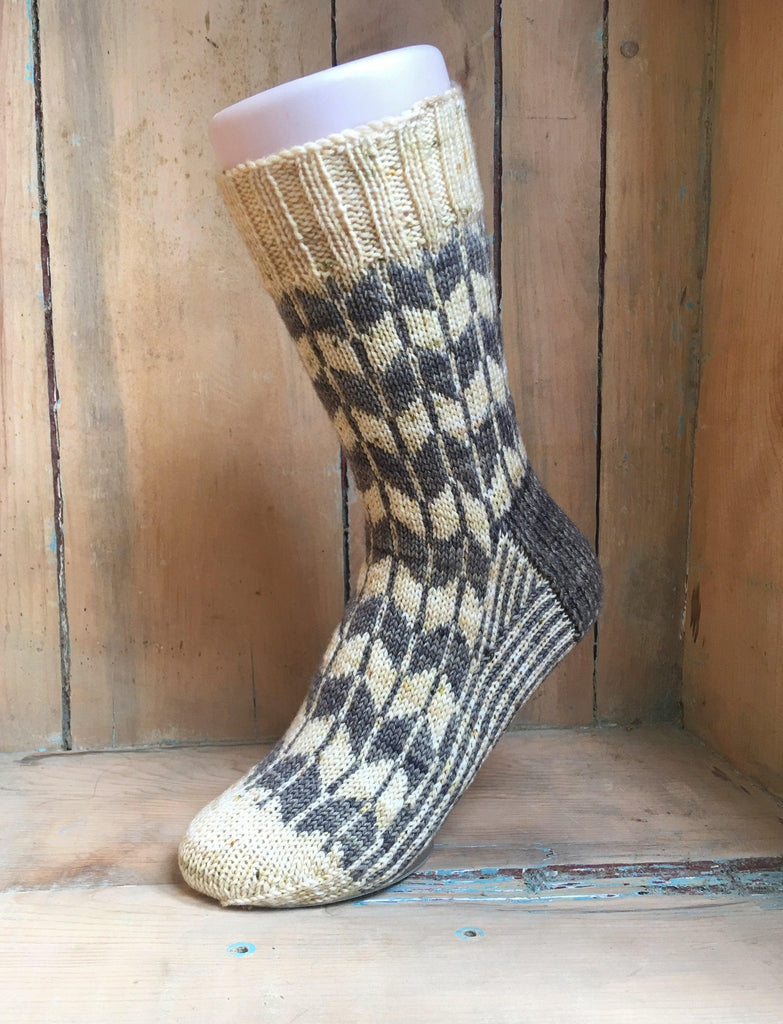 Prelude | Knitting Sock Pattern - Biscotte Yarns