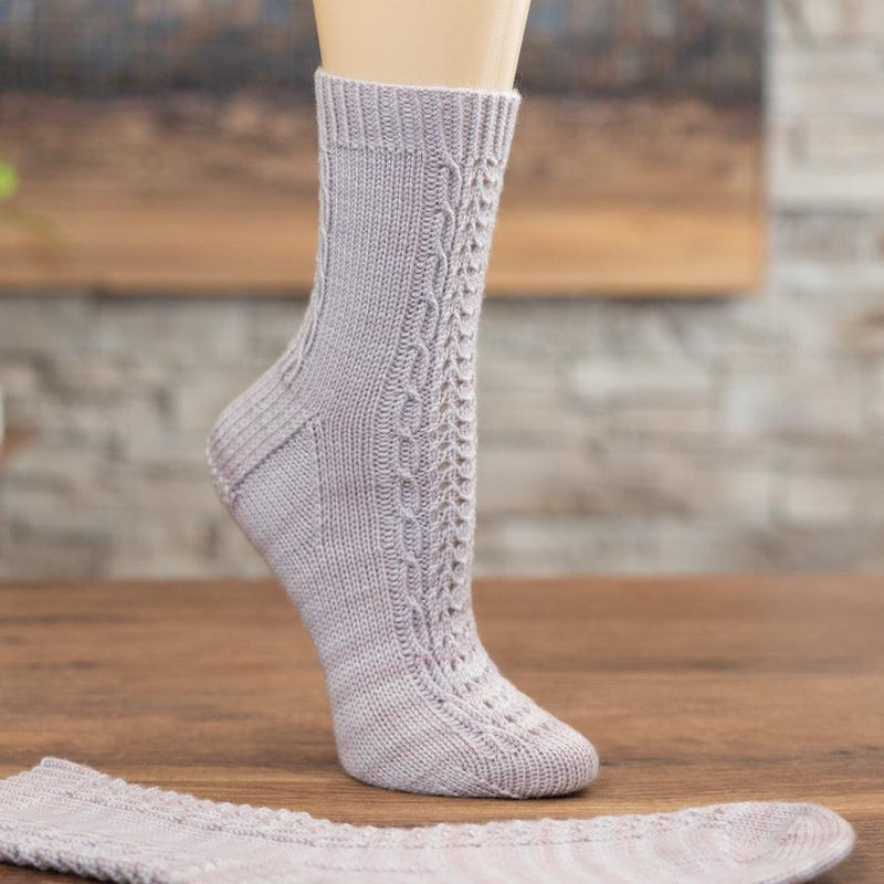 Lucida | Sock Pattern - Biscotte Yarns