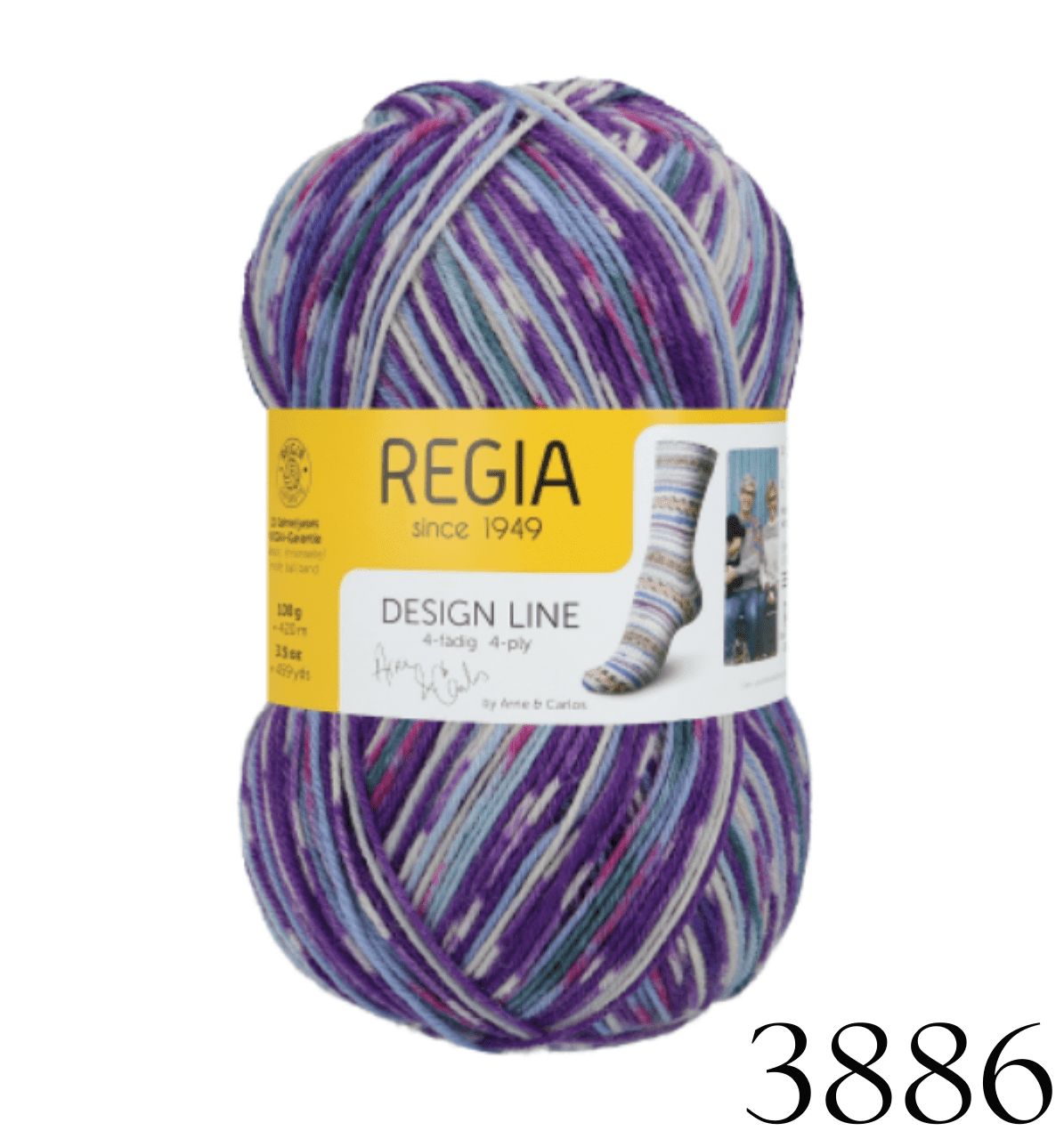 REGIA 4ply Design Line A&C Lofoten Color - Biscotte Yarns