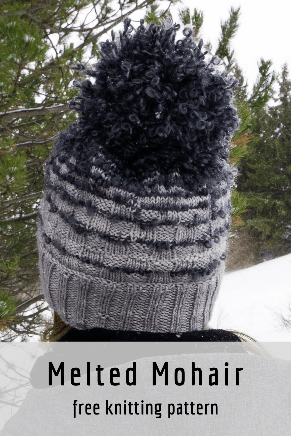 Beginner Knit Kit, Beanie Knitting Kit, Hat Knitting Kit, Beanie Knit Hat,  Hand Dyed Yarn, Grey -  Canada