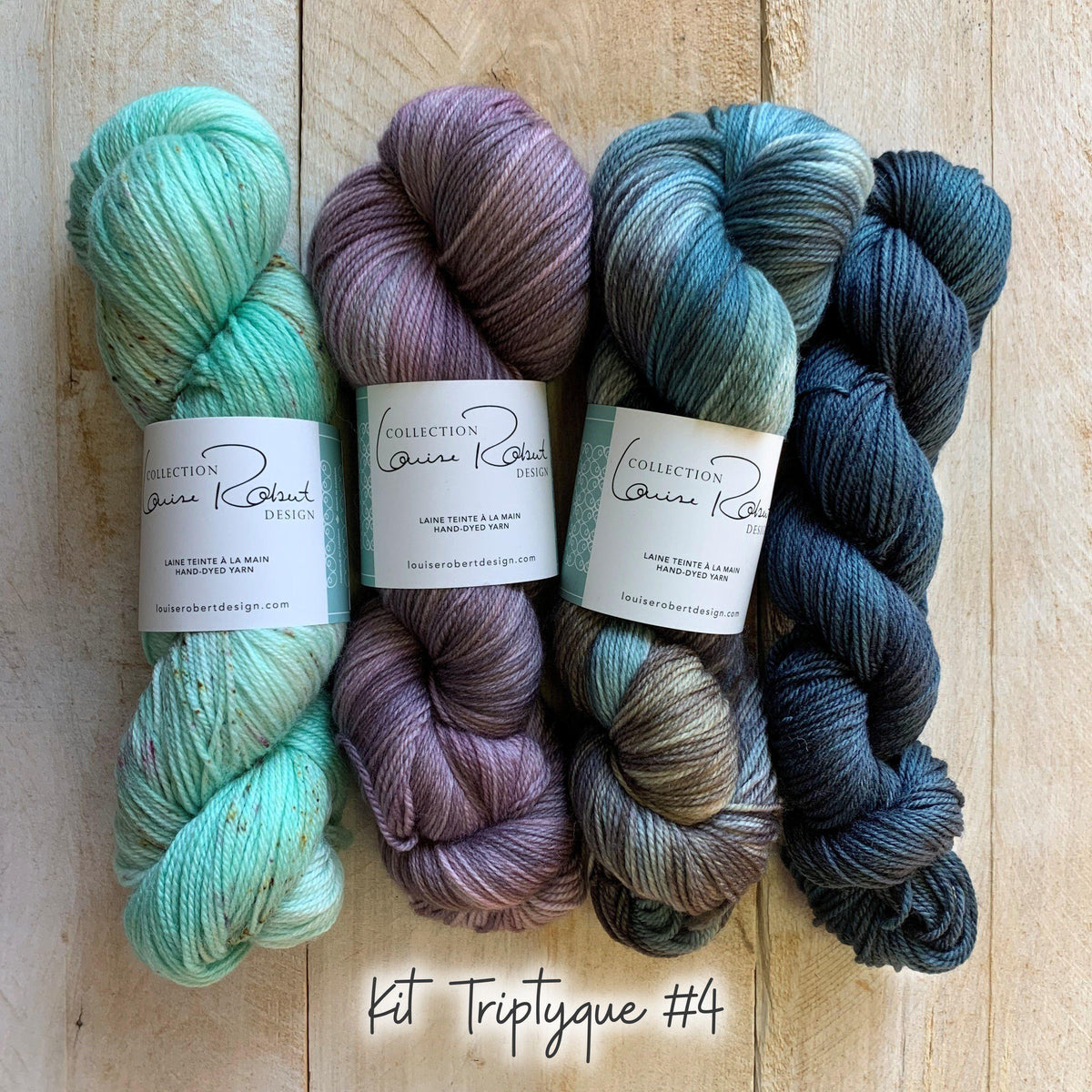 Triptyque Shawl Kits - Biscotte Yarns