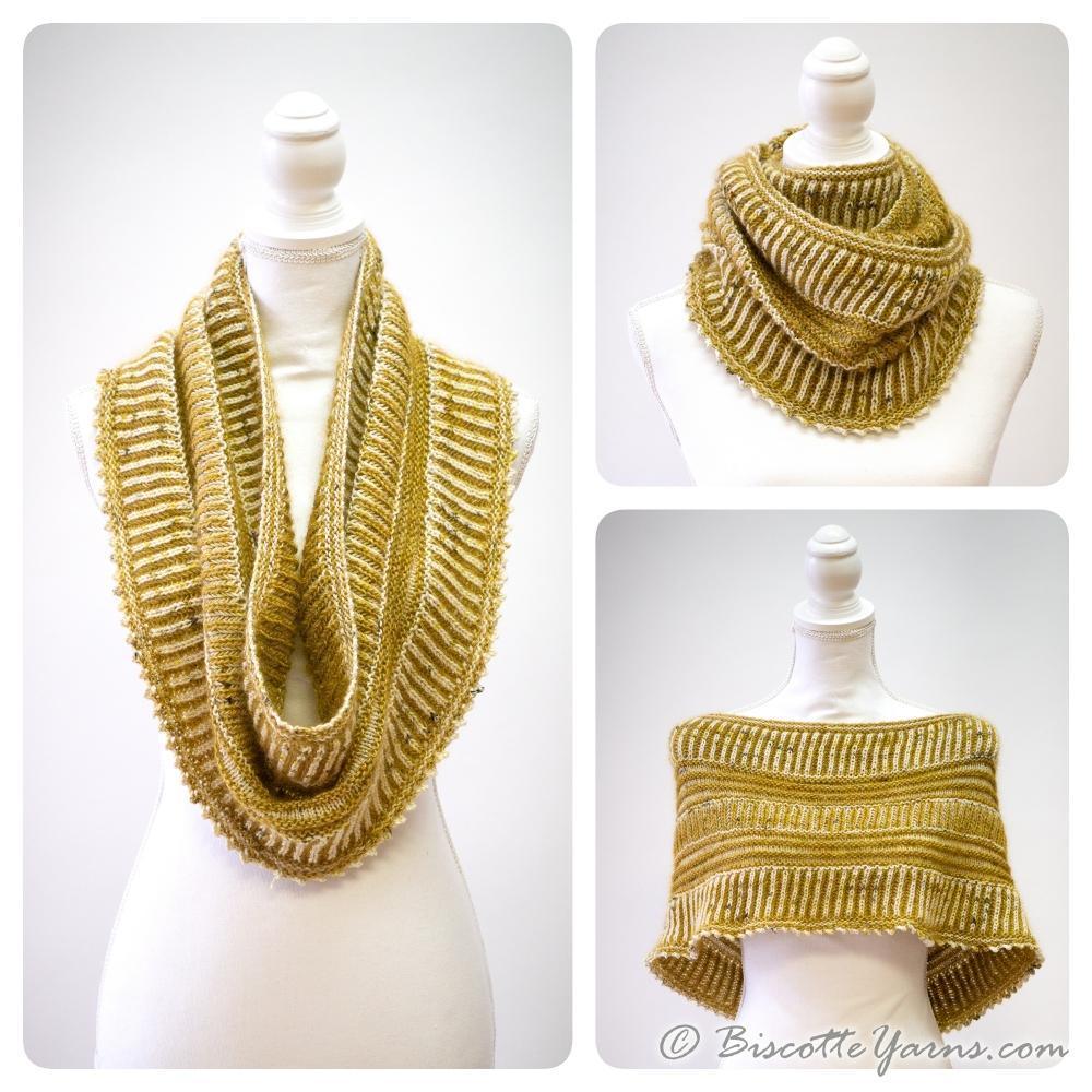 Rumpelstilskin - Free brioche cowl pattern - Biscotte Yarns