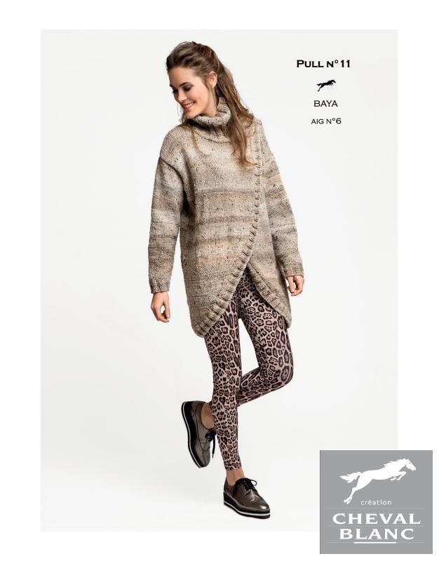 Free Cheval Blanc pattern - Jumper - Cat. 25-11 - Biscotte Yarns