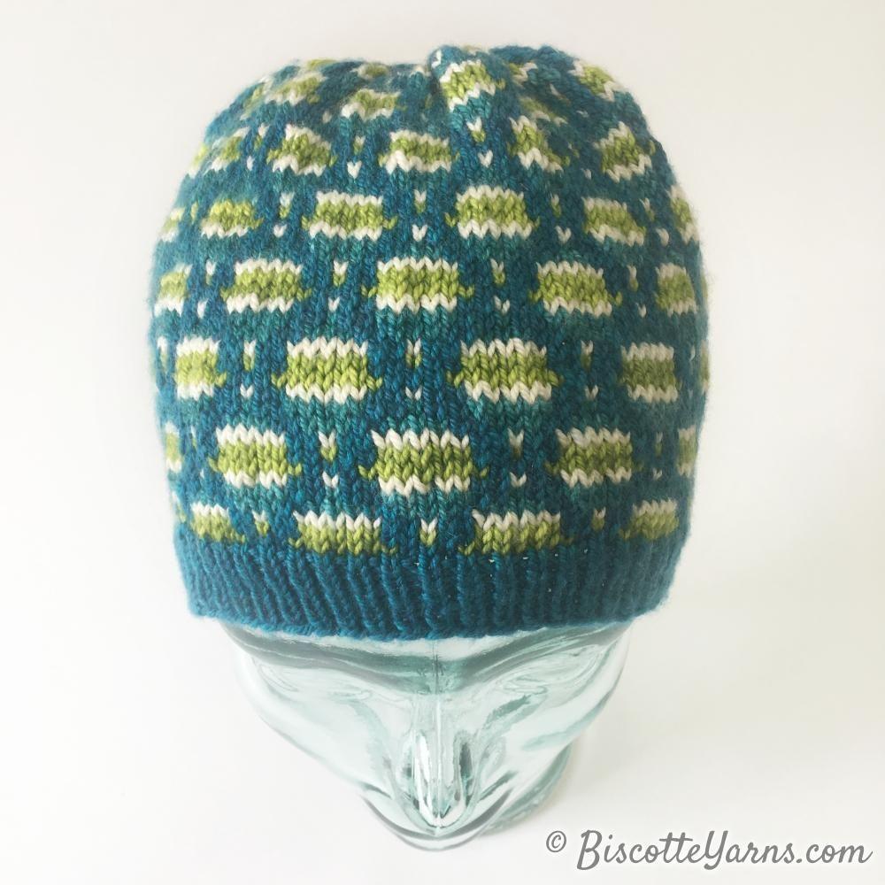 Stained Glass hat pattern - Biscotte Yarns