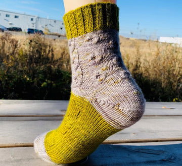 The Forester | Free Knitting Socks Pattern - Biscotte Yarns
