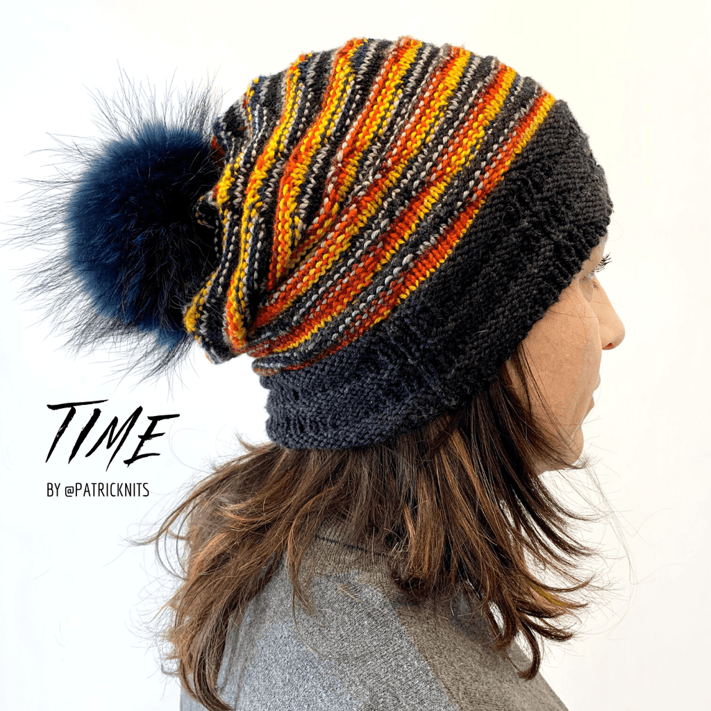 TIME Hat | Knitting Pattern - Biscotte Yarns