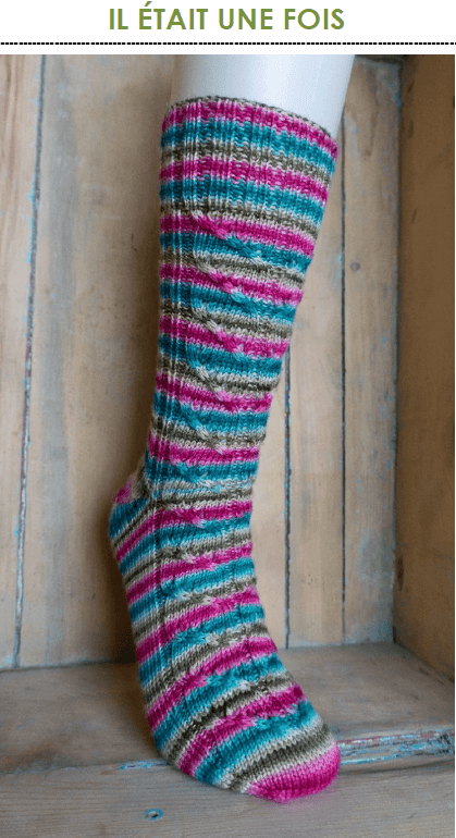 7 Socks | A Collection of Self-Striping Sock Patterns | Ebook - Biscotte Yarns